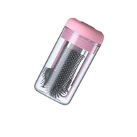 Kit Escova de Higiene 4 em 1 para Copos, Garrafas e Mamadeiras - Rosa - imagem 4