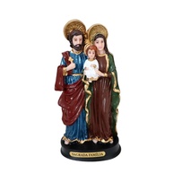 Imagem da Sagrada Família de Nazaré em Resina Nacional 13cm - Decoração e Fé - imagem 1