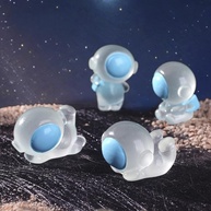 6 Peças Astronauta Luminoso em Micro Paisagem - Decoração Criativa em Resina para Sala e Desktop - imagem 4