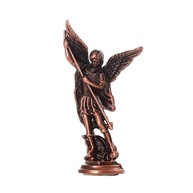 Estátua de Santo Arcanjo em Liga de Zinco - Decoração Religiosa Elegante para Mesa e Ambientes Sagrados - imagem 1