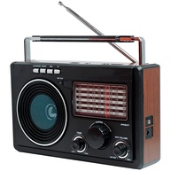 Rádio Portátil Livstar CNN 686: AM/FM, USB, SD e Recarregável - Sua Música em Qualquer Lugar! - imagem 1