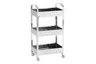 Organizador Suprema Brinox 40x28x77cm em Aço Inox | Design Moderno com Rodinhas - imagem 1