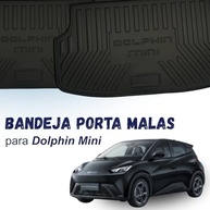 Protetor de Porta Malas BYD Dolphin Mini: Tapete Bandeja Sob Medida em PVC Premium - imagem 3