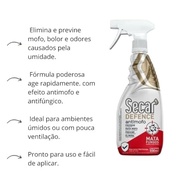 Antimofo Spray 500ml - Elimina Mofo, Fungos e Odores em Tecidos, Paredes e Couro - imagem 4