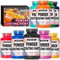 Tinta de Revestimento em Pó Premium - 9 Cores Vibrantes para Metal, Aço e Alumínio - imagem 1