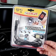 Luxcar Cabo Multi 3 em 1: Carregador Universal 12V para Todos os Seus Dispositivos - imagem 3