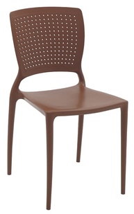 Cadeira Tramontina Safira em Polipropileno e Fibra de Vidro - Terracota | Conforto e Durabilidade para Ambientes Internos e Externos - imagem 1