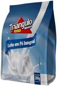 Leite em Pó Integral, Pacote de 200g, Triângulo - imagem 1