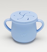 Copo de Silicone 150ml 2 em 1 - Twibex Azul | Seguro, Versátil e Ideal para Crianças - imagem 5