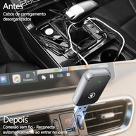 Adaptador CarPlay 2 em 1: Transforme seu Carro em um Centro de Entretenimento Sem Fio (Android/iPhone) - imagem 4