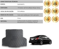 Protetor de Porta-Malas Versa 2012-2023: Proteção Premium em Relevo - imagem 3