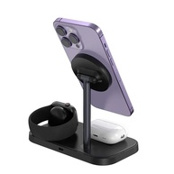 Carregador 3 em 1 Magnético Wireless: iPhone, Apple Watch e AirPods - imagem 2