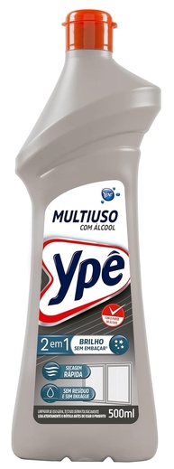 Ypê Limpador Multiuso com Álcool 500ml - Brilho sem Embaçar e Secagem Rápida - imagem 1