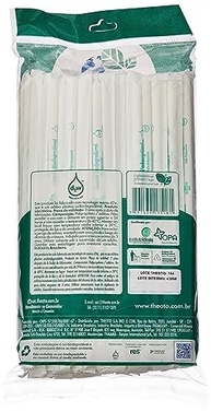 Canudo Biodegradável 6x21cm Flexível - Embalagem Individual com 100 Unidades | Alternativa Sustentável e Elegante - imagem 3