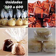 Embalagens para Brownie e Bem-Casado 15x15 – KIT com 100 a 600 Unidades - imagem 1