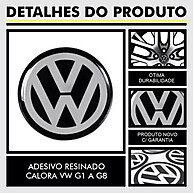 Emblema Calota Gol G1-G8: 4 Adesivos 48mm Resinado - imagem 1