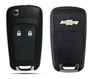 Chave Carcaça 2 Botões GM Onix, Spin, Cobalt, Prisma - Reposição Premium com Emblema - imagem 2