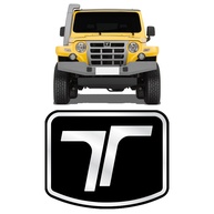 Emblema Troller: Adesivo Frontal Preto Resinado (2009-2019) - imagem 1