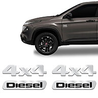 Emblemas Toro 4x4 Diesel: Personalize com Estilo! - imagem 1