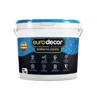 Borracha Líquida Manta Impermeável Premium Euro Decor 1KG Tinta Emborrachada Flexível (Titanium) - imagem 2
