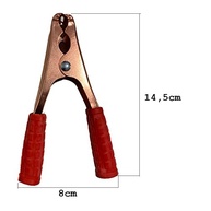 Kit 4 Garras Jacaré para Bateria 100A - Conexão Segura e Emborrachada - imagem 4
