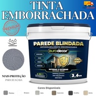 Tinta Emborrachada Euro Decor 1KG - Impermeabilização Fácil e Duradoura para Paredes e Fachadas - imagem 3