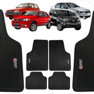 Jogo de Tapetes Automotivos Fiat Universal Emborrachado Antiderrapante 4 Peças - Lanzi - imagem 1