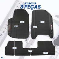 Jogo de Tapetes Premium Emborrachado para Corolla 2003-2007 - 3 Peças Impermeáveis e Antiderrapantes - imagem 3
