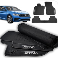 Jogo de Tapetes Automotivos Premium Emborrachado para Jetta 2018-2021 (3 Peças Impermeáveis) - imagem 1