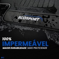 Jogo de Tapetes Automotivos Emborrachados para Ford Ecosport 2013-2023 - 3 Peças Impermeáveis e Antiderrapantes - imagem 4