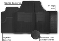 Jogo de Tapetes Automotivos Emborrachados Universais 5 Peças - Proteção e Estilo para Seu Carro - imagem 3