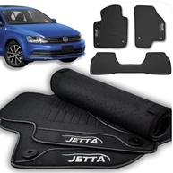 Jogo de Tapetes Automotivos Emborrachados Premium para Jetta 2011-2017 - 3 Peças Impermeáveis - imagem 2
