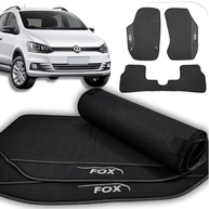 Jogo de Tapetes Automotivos Emborrachados Premium para VW Fox 2014-2016 (3 Peças) - imagem 2