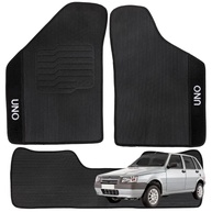 Jogo de Tapetes Automotivos Emborrachados Fiat Uno (1985-2007) - 3 Peças Premium - imagem 1