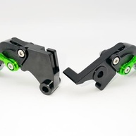 Alavanca de Freio e Embreagem Ajustável Extensível para Kawasaki NINJA 500 / Z500 / SE 2024-2025 (Cinza Verde) - imagem 4