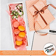 Papel de Seda Xadrez Laranja: Elegância em Cada Embrulho! - imagem 2