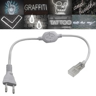 Conector Plug Mangueira Neon LED Bivolt 48 cm - Iluminação Moderna com Fonte Embutida - imagem 1