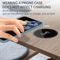 Carregador Wireless Embutido: Recarregue com Estilo! - imagem 2