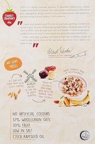Emco Musli Crunchy Fruit Pieces - Cereal Com Mix de frutas - República Tcheca - imagem 4