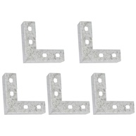 Emenda Interna L Zincada 38x38: Kit com 5 Unidades - imagem 1