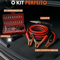 Kit Ferramentas Automotivas 46 Peças: Essencial para Emergências e Reparos no Carro - imagem 3
