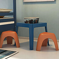 Mesa Infantil Azul: Diversão Empilhável! - imagem 2