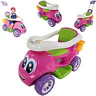 Carrinho de Passeio Little Truck Menina – 2 em 1 com Empurrador - imagem 2