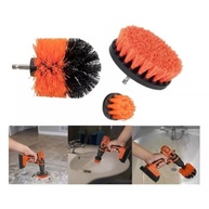 Kit 3 Escovas de Nylon para Limpeza Pesada com Encaixe Universal para Parafusadeira - imagem 4