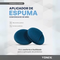Aplicador de Espuma Vonixx: Cera Perfeita com Encaixe de Mão Confortável - imagem 3