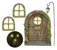 Porta de Fadas Encantada com Janelas que Brilham no Escuro - Decoração Mágica para Jardins e Quartos Infantil - imagem 2