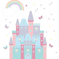 Adesivo de Parede Infantil Castelo Encantado - Decore o Quarto com Magia! - imagem 4