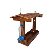 Comedouro com Bebedouro para Pássaros – Jardim Encantador - imagem 1