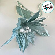 Poinsetia Azul: Enfeite de Natal Encantador - imagem 2