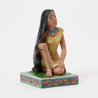 Estatueta Jim Shore Pocahontas Disney Traditions - 10cm, Artesanal e Encantadora - imagem 4